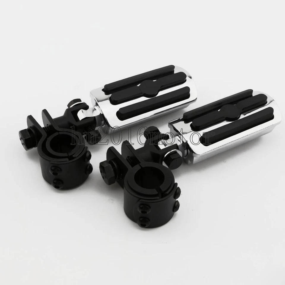 2x montaje de estriberas de carretera para motocicleta Honda Shadow 750 1100 VTX 1300 1800 EE. UU. Foto 4 de 4