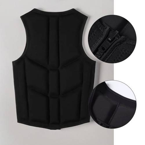Men Women Neoprene Buoyancy Life Jacket Floating Snorkel Surfing Life Save Vest - Picture 6 of 19