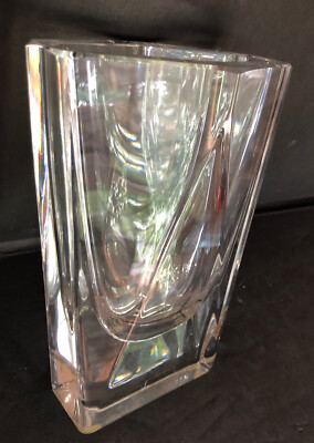 KOSTA-BODA クリスタル花瓶 Vintage Kosta Boda Sweden Artist Bengt Edenfalk 49773 Crystal Vase