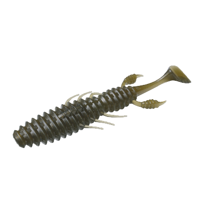 FLASH UNION ABACUS SHAD 4.3inch 025 Golden GreenPumpkin, 5 pcs., Lenght inch.... - Picture 1 of 1