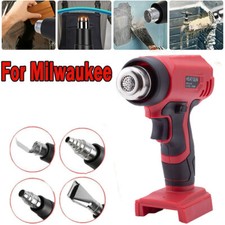 Hot Air Gun Cordless For Milwaukee 18V Lithium-ion Electric Heat Gun w/4 Nozzle