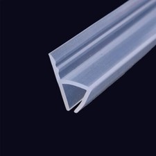 1/4'' Frameless Shower Door Bottom Seal  Stop Shower Leaks , Create Water Barrier