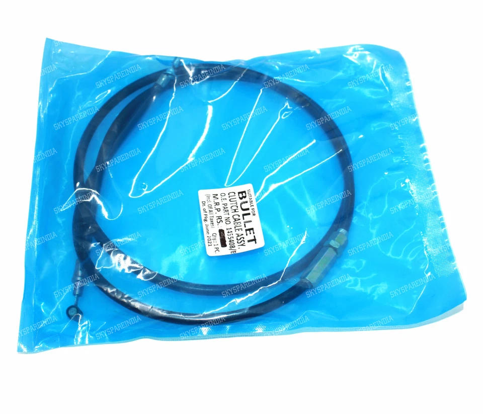 Juego de 5 cables completos de 4 velocidades compatibles con Royal Enfield Bullet 350/500 Foto 4 de 4