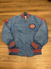 Vintage Youth Pyramid MLB Chicago Cubs Outerwear Jacket Size 8 Stains