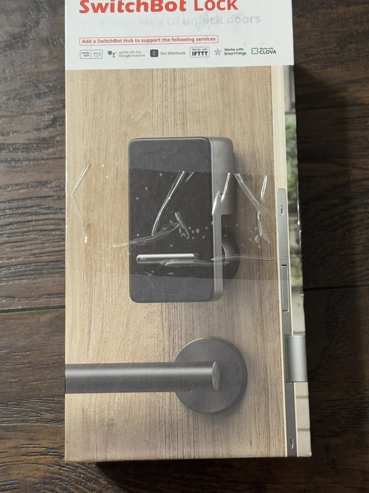 SwitchBot Smart Lock Keyless Bluetooth Deadbolt Electronic Door Entry  -image