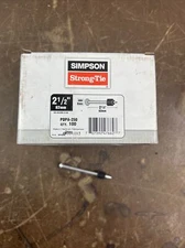 100ct Simpson Strong-Tie PDPA-250 2.5" x .157 Drive Pins 100ct  POWDER ACTUATED 