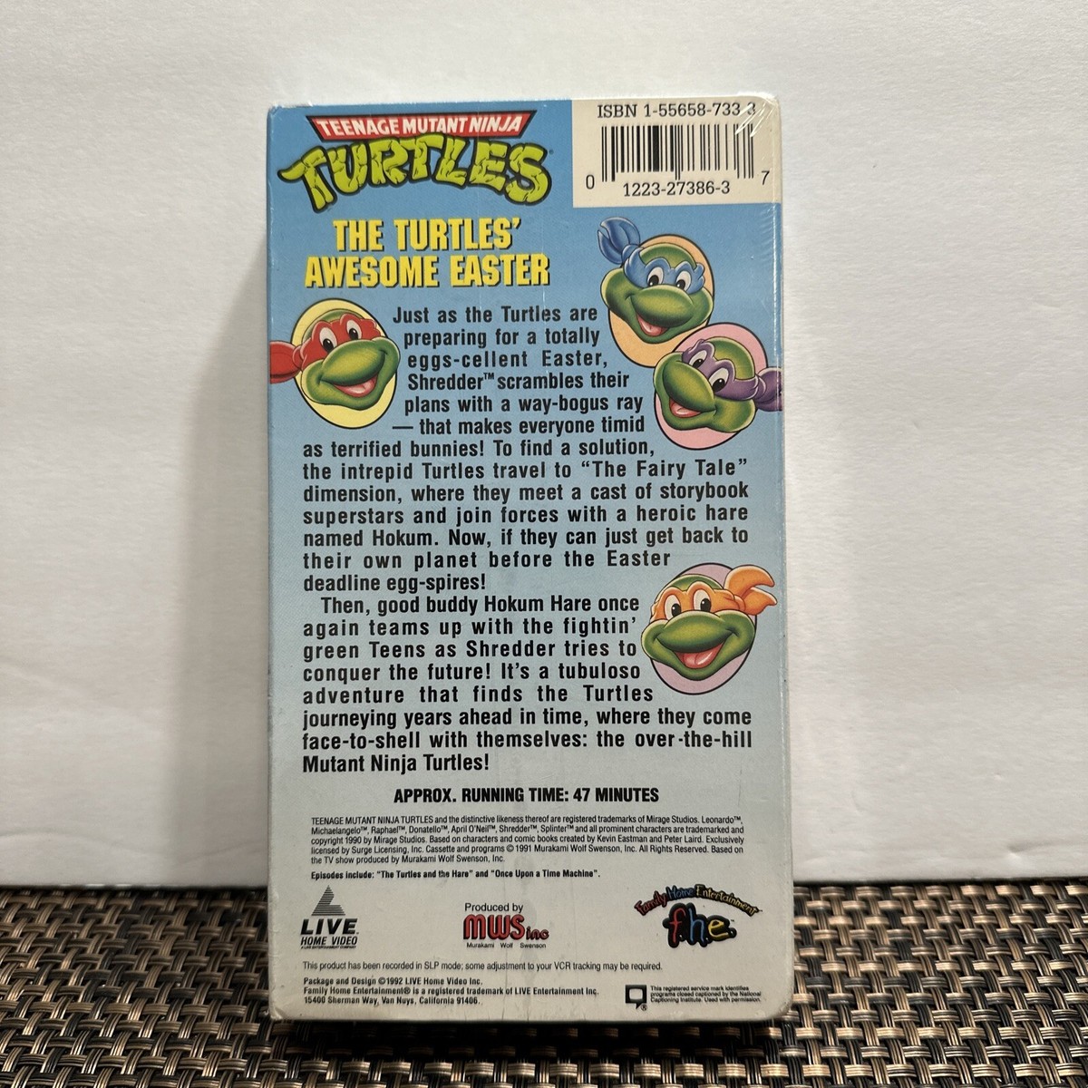 Teenage Mutant Ninja Turtles The Turtles Awesome Easter VHS