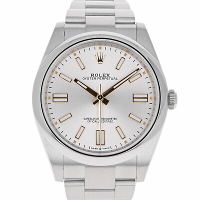 Rolex Oyster Perpetual 41 mm 124300 Silver UNWORN 2025 Oyster Steel