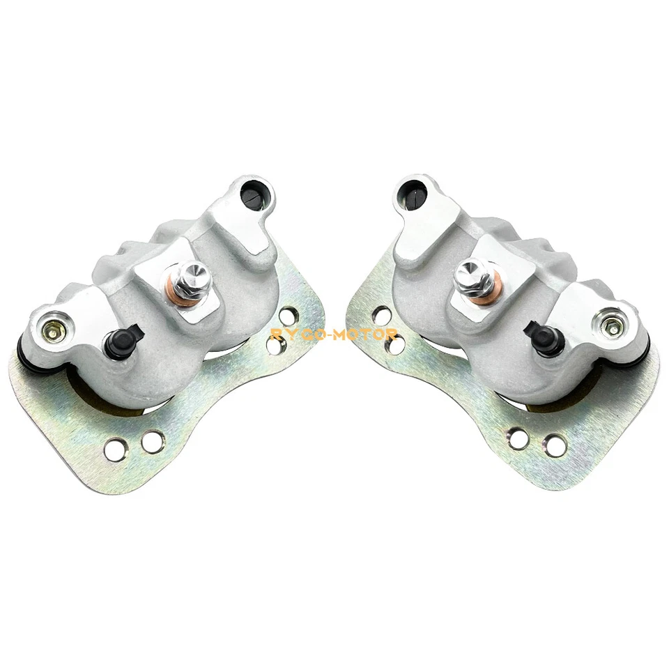 Rear Left Right Brake Calipers & Pads for Polaris Ranger Crew 800 900 1000 XP - Image 3 of 4
