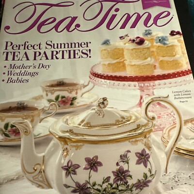 Tea Time Magazine 2021 May June Weddings Summer Parties Baby Reveal Lavender
