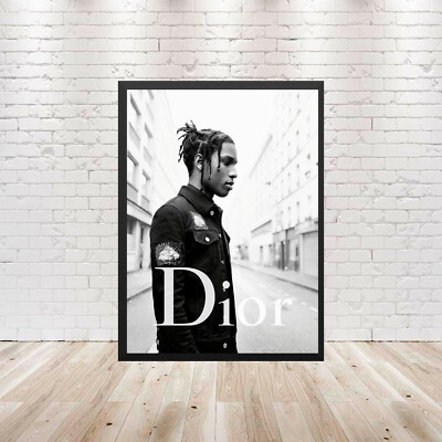 Asap Rocky Music Singer Poster And Prints Painting Art Wall Silk Pictures  For Living Room Home Decor  Wish