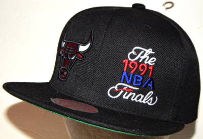 Mitchell & Ness Chicago Bulls NBA Finals 1991 Cap / Hat Snapback Black