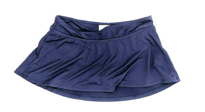 Anne Cole Collection Navy Swim Skirt Bikini Bottom Size XS