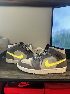 Size 11 Air Jordan Mid Gunsmoke Volt 193145684201|