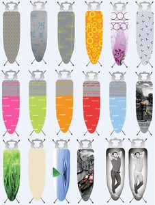 Bügelbrettbezug 150x50 Bunte Fragmente Hitzebestä Produktbild-Vorschau 9