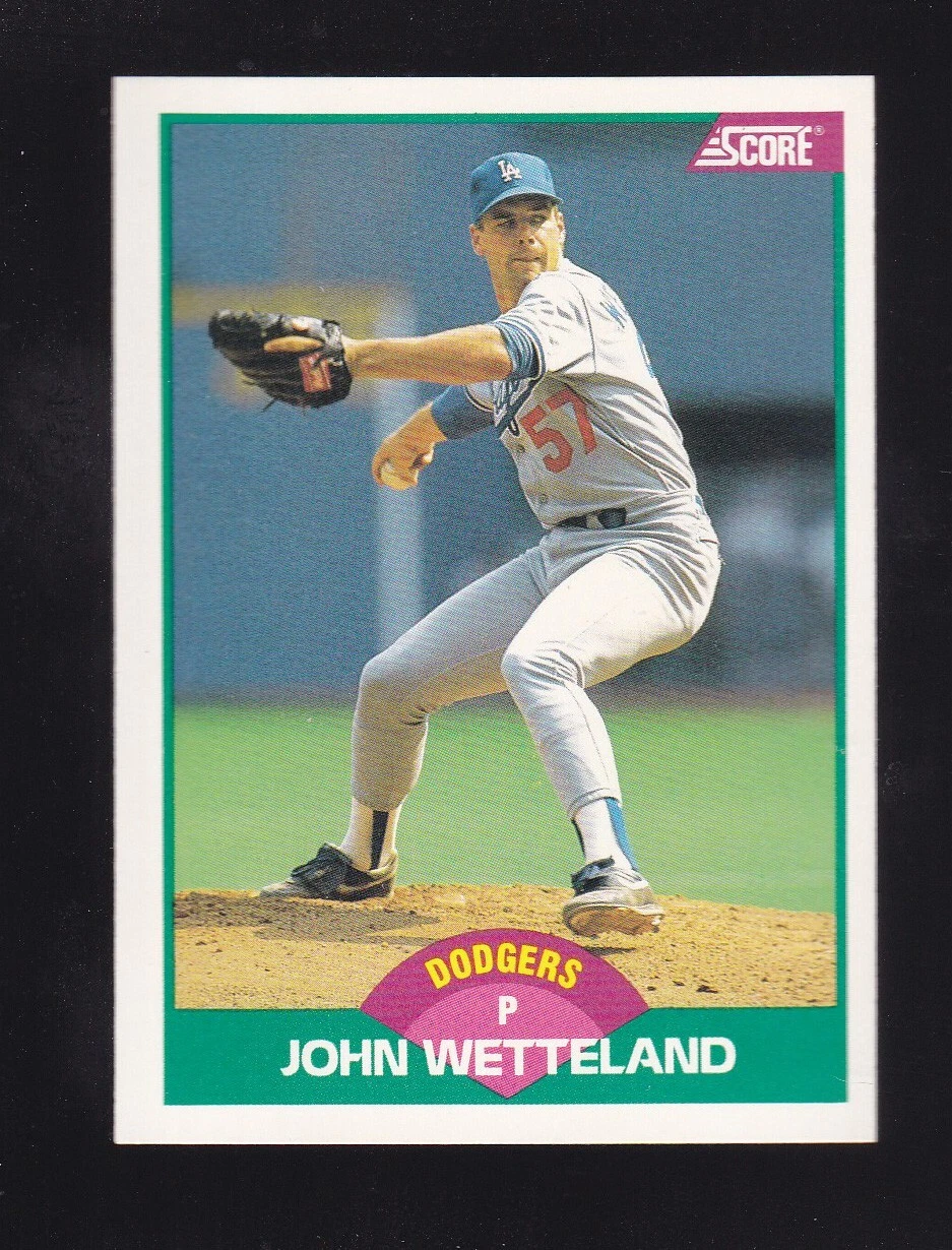 1989 Score Rookie & Traded John Wetteland #90T Los Angeles Dodgers