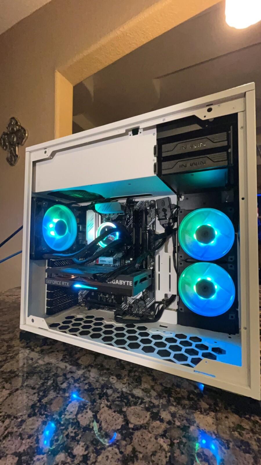 Skytech Shiva Gaming PC Desktop AMD Ryzen 5 5600X 3.7GHz, RTX 3060 Ti