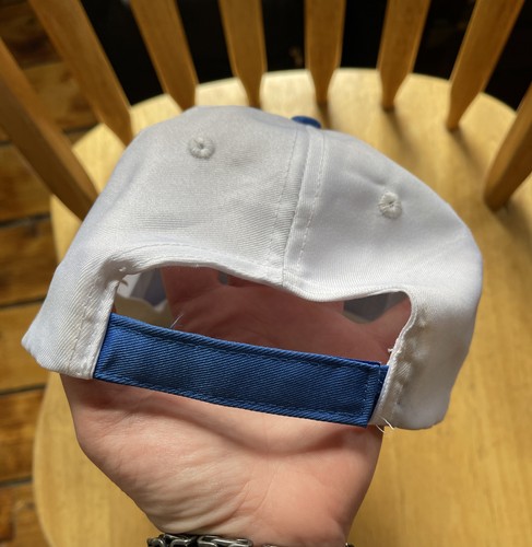 Bud Light Strapback Baseball Cap Hat Blue White Adjustable ONE SIZE FITS MOST - Picture 3 of 7