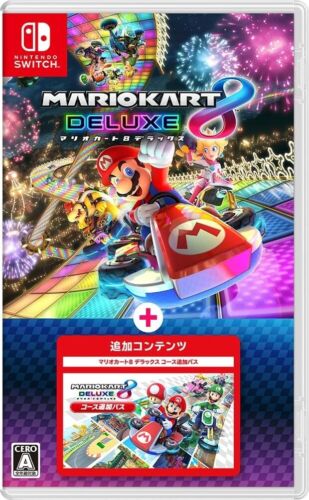 Nintendo Switch Mario Kart 8 Deluxe + Booster Course Pass Nintendo Japon Neuf - Photo 1/7