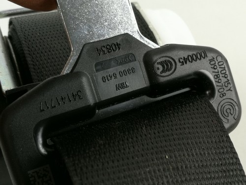 Mini Cooper F56 F55 Rear Seat Left Side Safety Seatbelt Seat Belt 7318209 - Picture 11 of 12