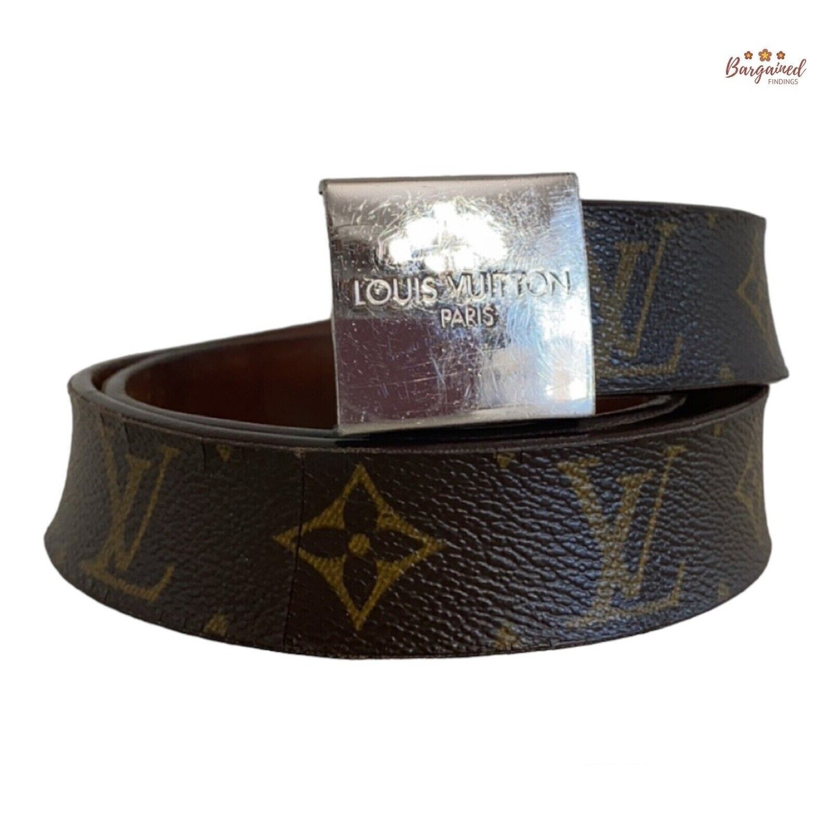 Authentic Louis Vuitton Brown Monogram Canvas Ceinture Authentic Louis Vuitton Brown Monogram Canvas Ceinture