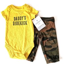 Baby Newborn REBORN Anzug Set Body+Hose 2tlg Carter's Größe 50 Neu mit Etikett