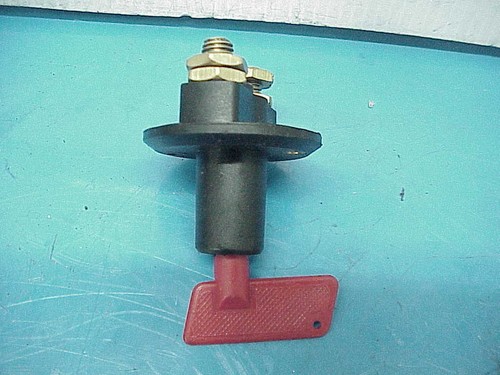 US General Battery On-Off Disconnect Switch with Key from a NASCAR Race ...