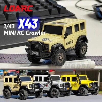 LDARC X43 1/43 MINI RC Elektro Ferngesteuertes Modellauto Desktop Crawler RTR 4WD