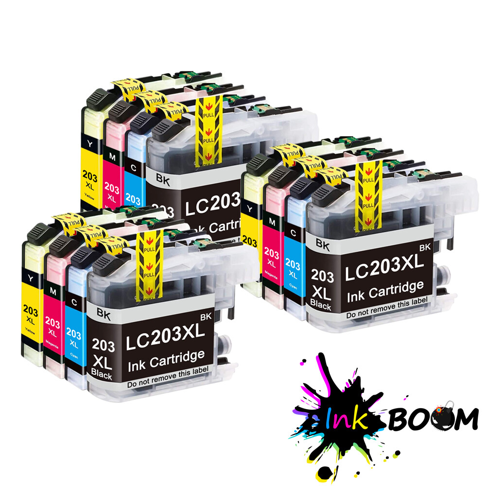 4 Cartuchos de tinta compatibles para Brother LC223XL con chip para