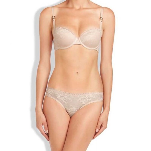 Stella McCartney Black Balconette Bra x2: Mesh Contour 10B + Floral Lace 12A - Picture 11 of 12