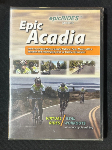 NEW EpicRides Presents: Epic Acadia (2009, DVD) Indoor Cycle Training Workout - Picture 1 of 2
