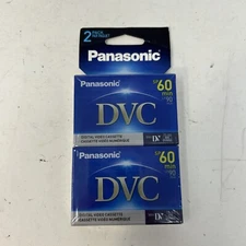 Panasonic DVC 60 (Mini DV) Digital Video Cassettes, Set of 2 New Sealed