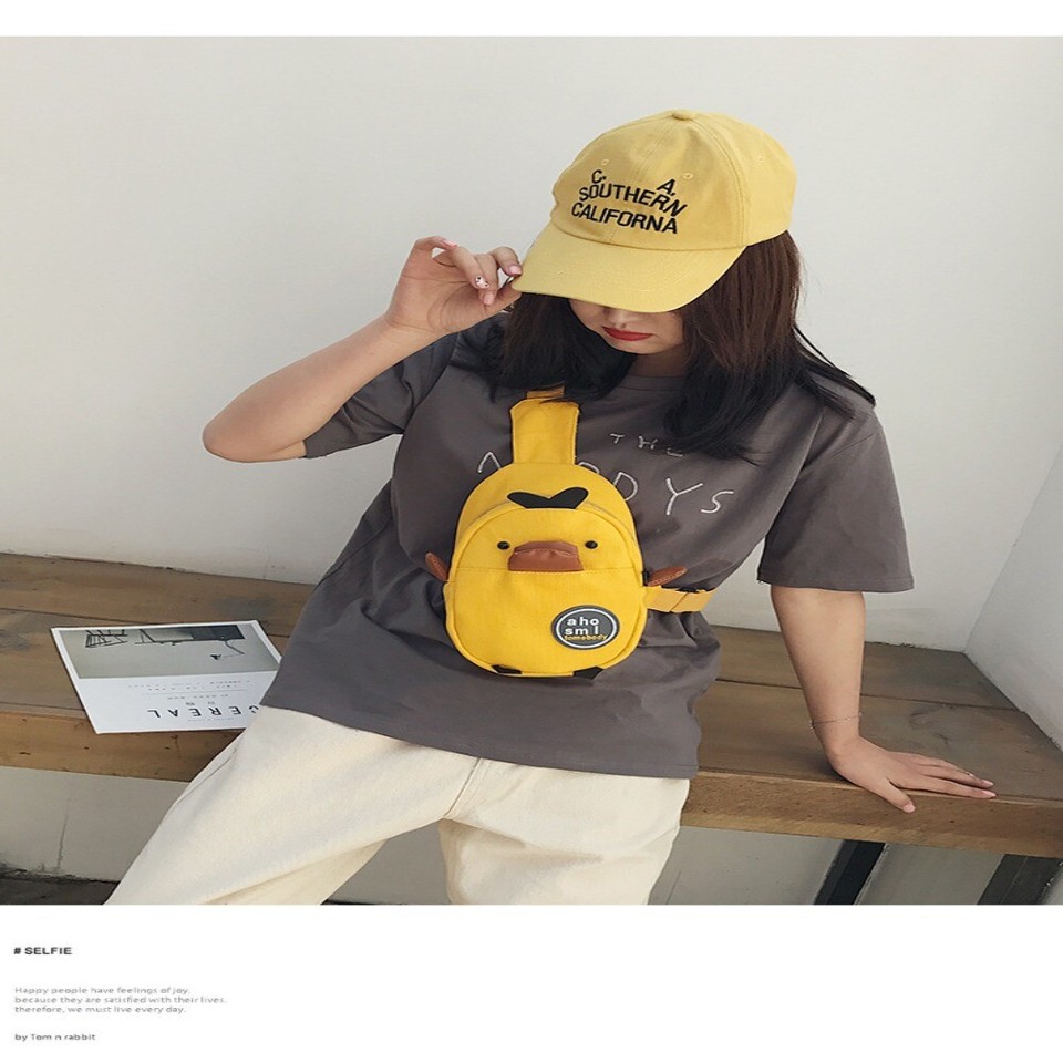 Crossbody Bag Chest Bag Printed Shoulder Bag Canvas Bag Lady Girl Women