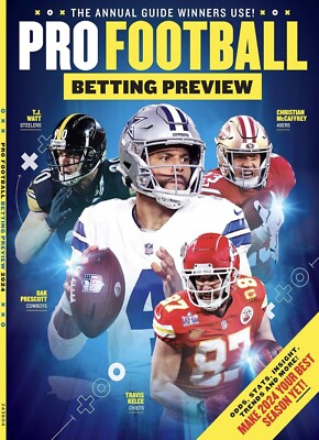 Pro Football Betting Preview 2024 Magazine Annual Guide Winners Use
