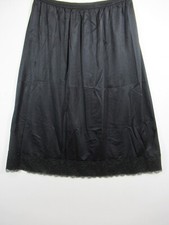 Velrose Satin Skirt Half Slip Women 2X Black Nylon