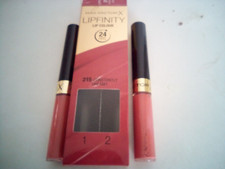 2 brand new max factor lipfinity lip colour in no 215 constantly dreamy 