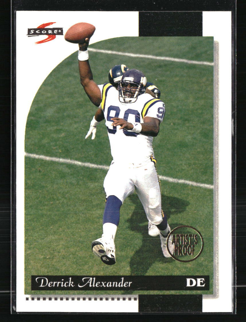 Derrick Alexander DE 1996 Score #140  Football Card
