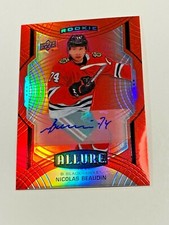 NICOLAS BEAUDIN 2020-21 ALLURE RED RAINBOW ROOKIE AUTO