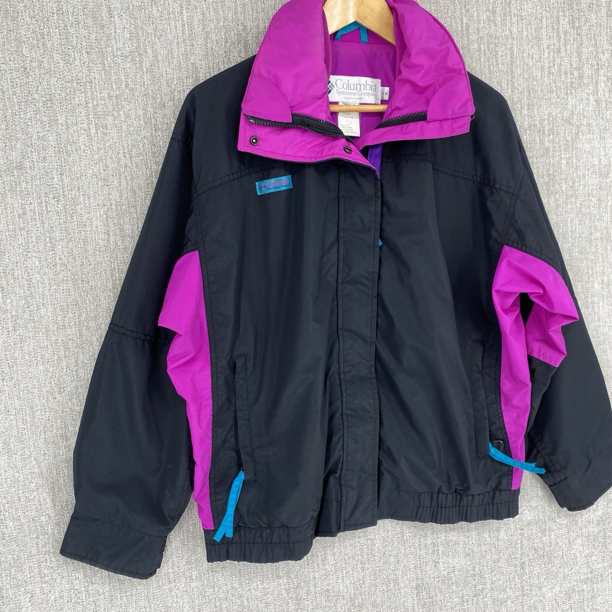 ジャケット・アウター Columbia 90s Bugaboo Jacket WOMENS. Vintage Columbia Jacket Womens M Retro Zip Snap Bugaboo 90s