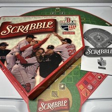 Scrabble Crossword Game Baseball Boston Red Sox 2007 World Series Complete!