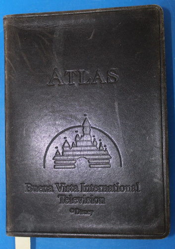 Rare Atlas Buena Vista Television Disney 1998 Gilded 318 Pages