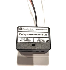 Car DRL timer switch 20A 12V time relay 1 - 20sec delay on running car daylights