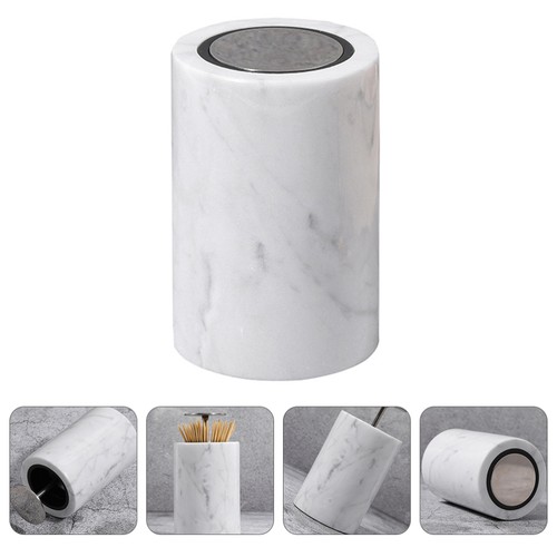 Fashion Toothpick Holder Natural Stone Crafting Storage Box Drawingroom Ornament - Picture 3 of 9