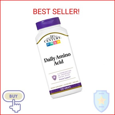 21st Century Daily Amino Acid Tablets (120 Count), Important Amino Acids Complex