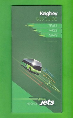 Transdev Busfahrplan - Keighley Jets Guide - Fahrpläne Karten - September 2018