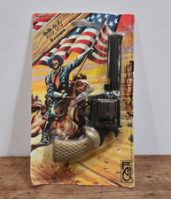 Jouet ancien neuf cow boy western pistolet revolver fabrication française