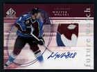 2005-06 SP Authentic Future Watch Patch Auto Wojtek Wolski Rookie /100 Colorado