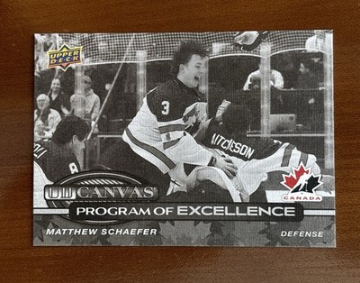 SSP 1:864 hobby - Black & White Canvas Parallel Matthew Schaefer Rookie