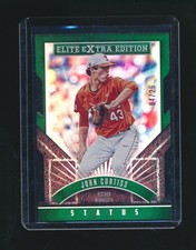 JOHN CURTISS 2015 PANINI ELITE EXTRA EDITION GREEN STATUS PARALLEL 04/25 #161