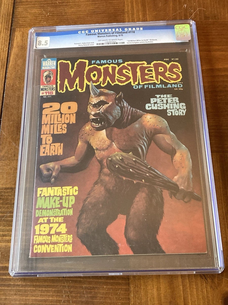 Famous Monsters of Filmland 118 CGC 8.5 OW/White Pages (Classic